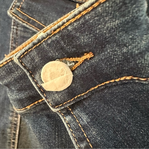 Marbella Lg Dark Blue Denim Jacket with Gold Embroidery and Sequin NWOT - Picture 9 of 14